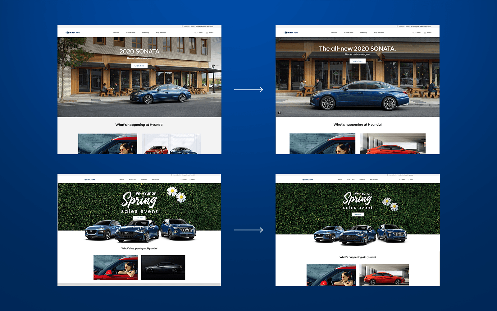 Hyundai homepage hero breakpoints
