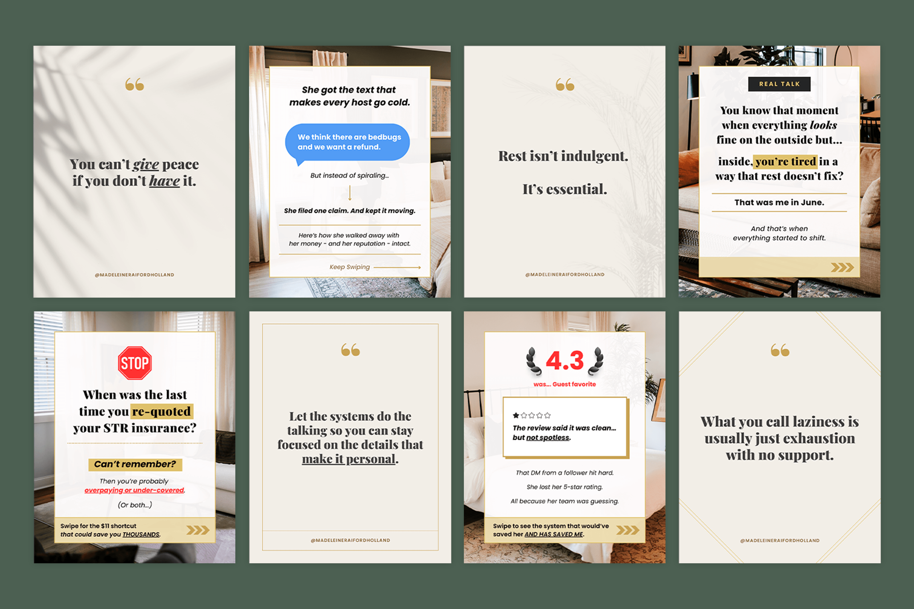 MRH social media posts