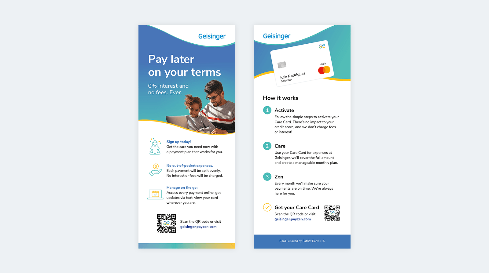PayZen rack card