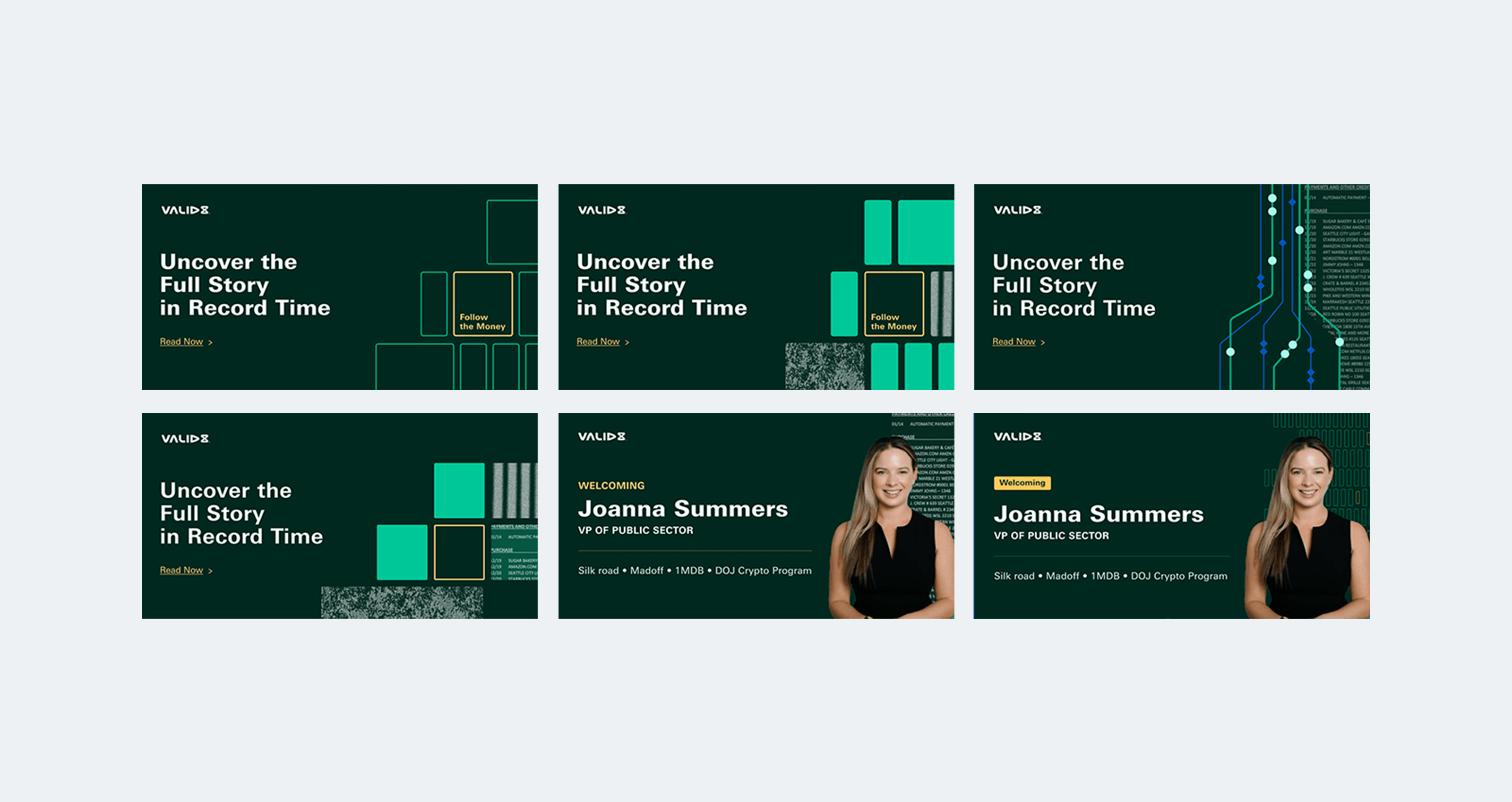 Valid8 LinkedIn templates